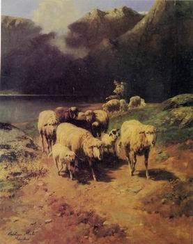 unknow artist Sheep 190 Germany oil painting art